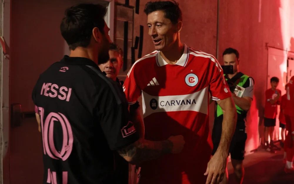 Messi y Lewandowski se reencuentran en empate entre Inter Miami y Chicago Fire
