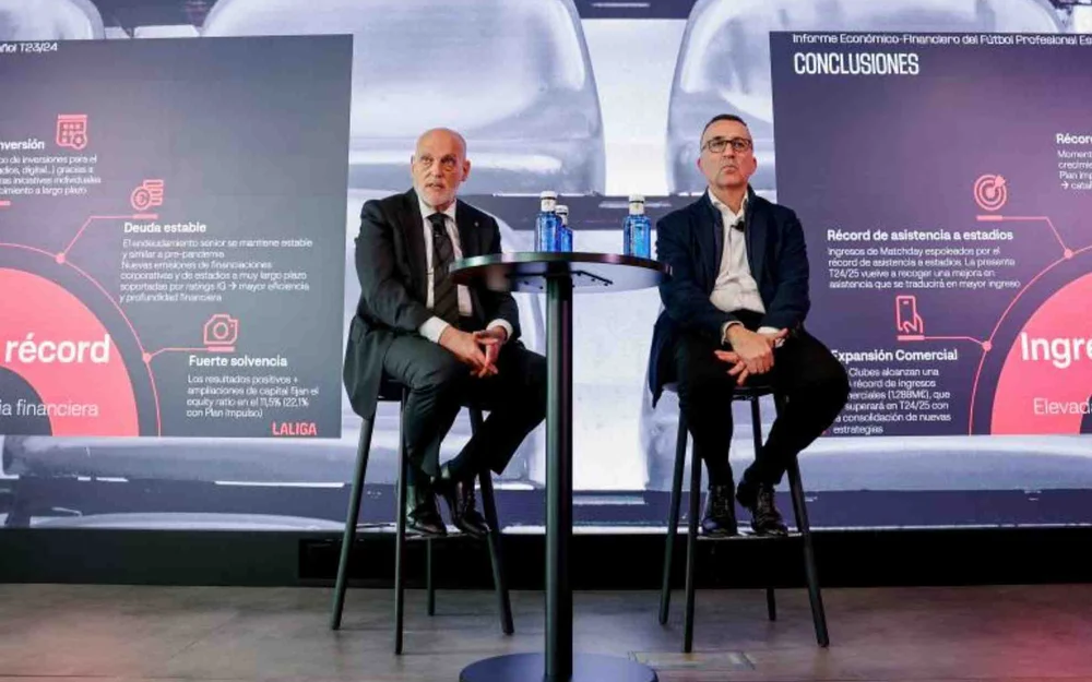 Tebas reivindica el control económico de LaLiga como modelo para Europa